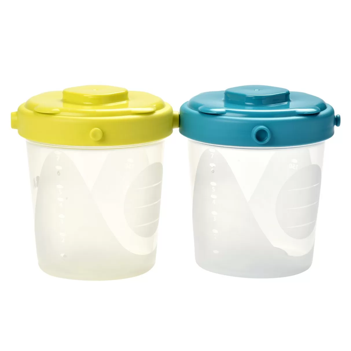 BÉABA Pots De Conservation*Lot De 6 Portions Clip 2Eme Age 200 Ml Neon
